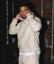 Athleisure Hoodie - Krem