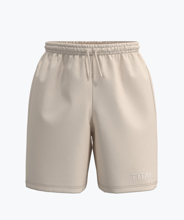 Athleisure Shorts - Krem
