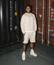 Athleisure Shorts - Krem