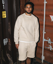 Athleisure Shorts - Krem