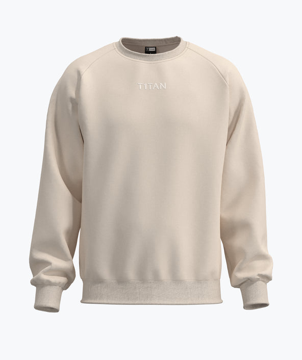 Athleisure Sweatshirt - Krem