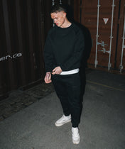 Athleisure Sweatshirt - Svart